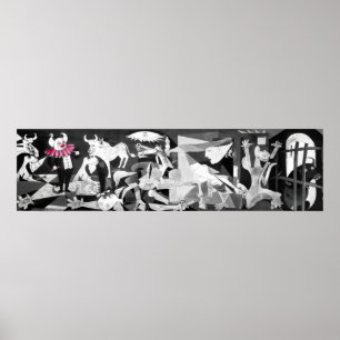 Guernica except there's a Clown Poster