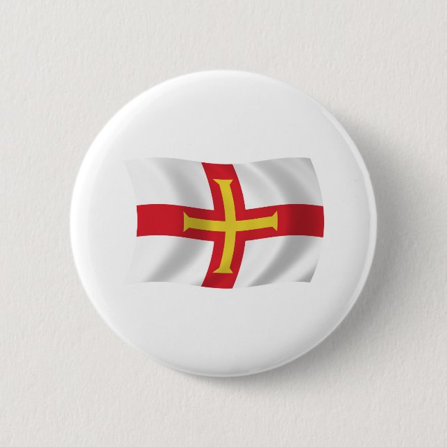 Guernsey Flag Button (Front)