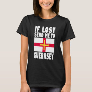 Guernsey Flag Design  If lost send me to Guernsey T-Shirt