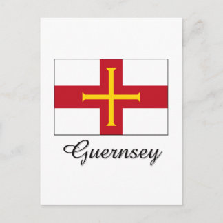 Guernsey Flag Design Postcard