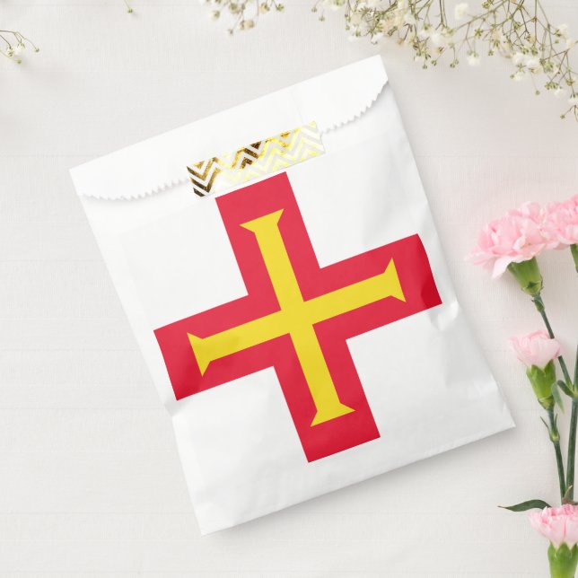 Guernsey flag favour bags (Sealed)