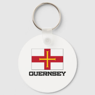 Guernsey Flag Key Ring