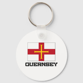Guernsey Flag Key Ring
