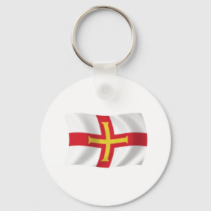 Guernsey Flag Keychain