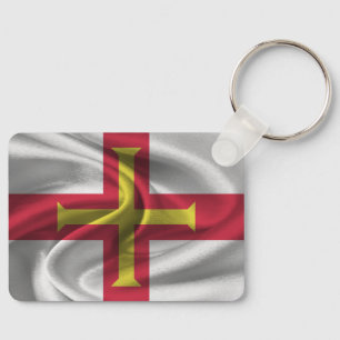 Guernsey Flag Keychain