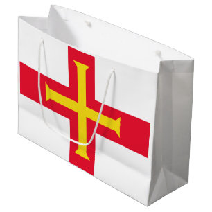 Guernsey flag large gift bag