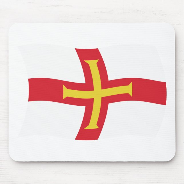 Guernsey Flag Mousepad (Front)