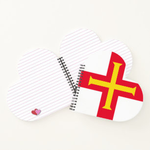 Guernsey flag notebook