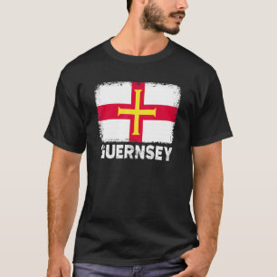 Guernsey Flag   Support Guernsey People Women Men  T-Shirt