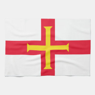Guernsey Flag Tea Towel