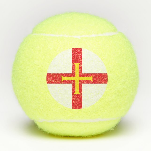 Guernsey Flag Tennis Balls (Front)