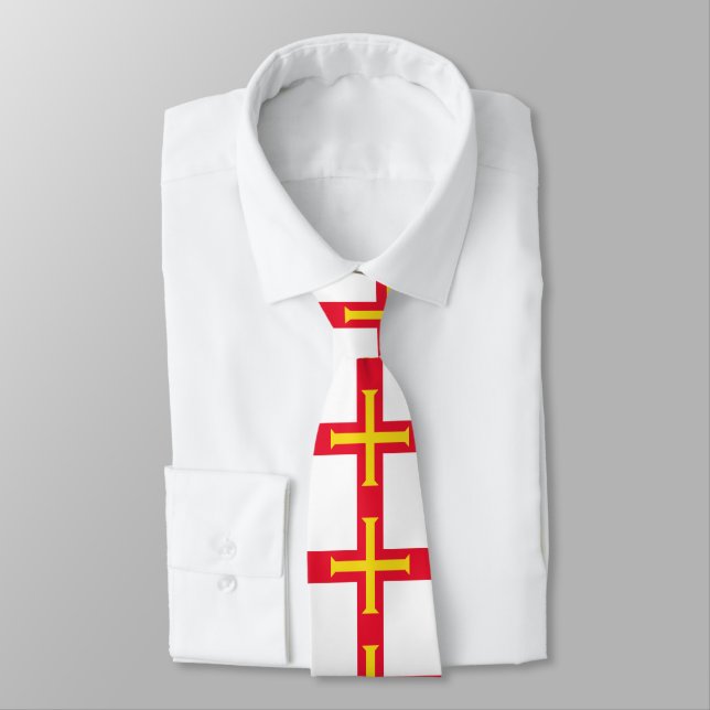 Guernsey Flag Tie (Tied)