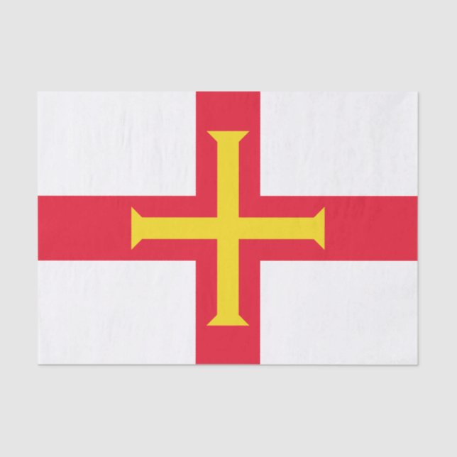 Guernsey Flag Tissue Paper (Front)
