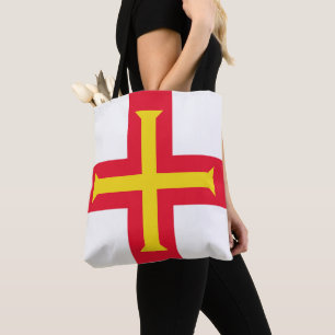 Guernsey flag tote bag