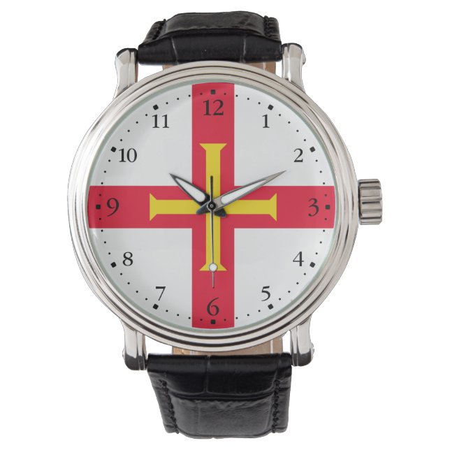 Guernsey Flag Watch (Front)