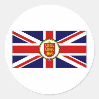 Guernsey Lieutenant Governor Flag Classic Round Sticker
