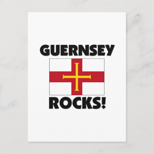 Guernsey Rocks Postcard (Front)