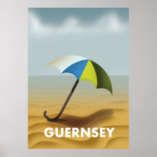 Guernsey vintage travel poster