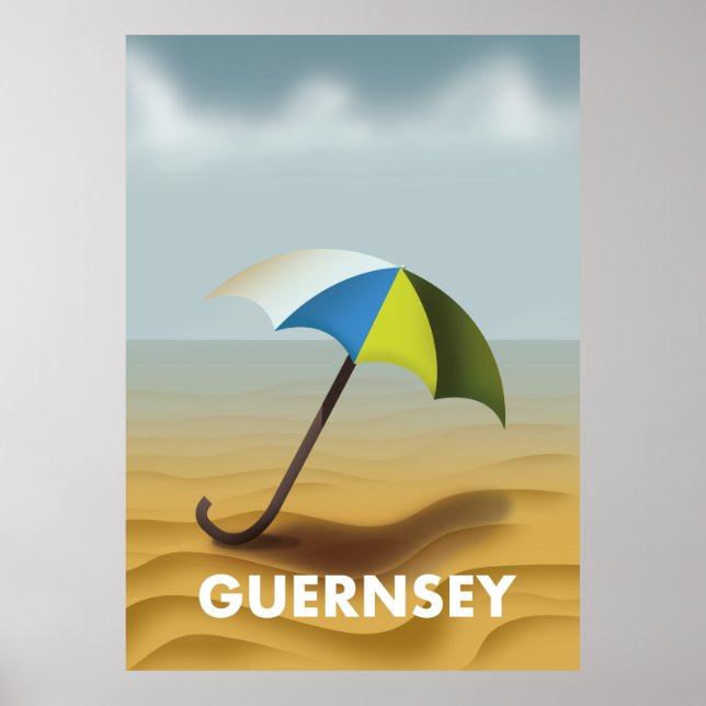 Guernsey vintage travel poster (Front)