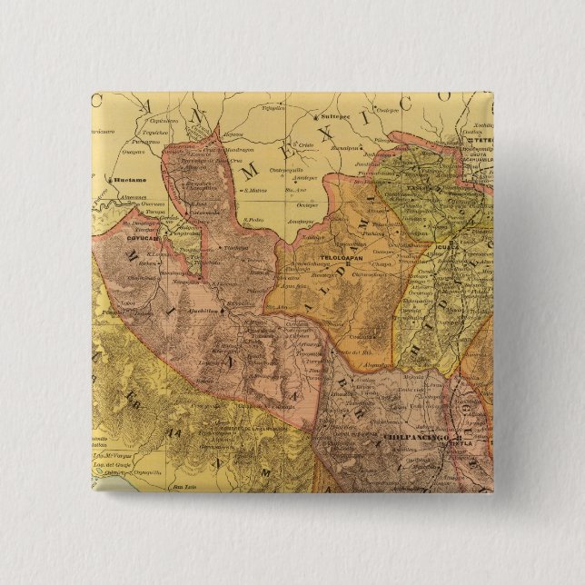 Guerrero 15 Cm Square Badge (Front)