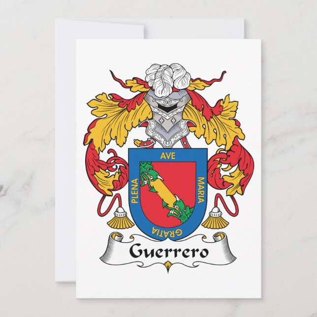 Guerrero Family Crest (Front)