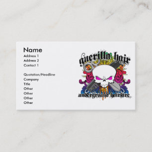 Guerrilla Hair Business Card