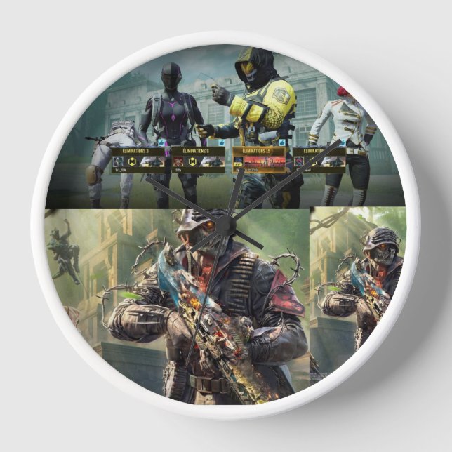 Guerrilla pattern call of duty mobile clock (Front)