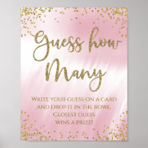 Guess How Many Baby Shower Game
