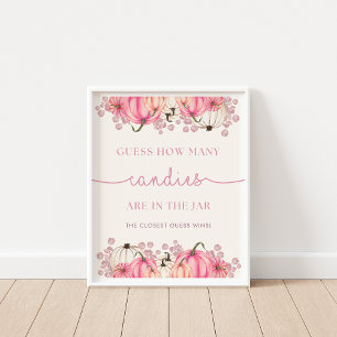 Guess How Many Candies Are In The Jar Sign