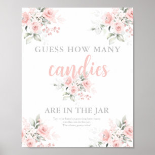Guess how many candies  poster