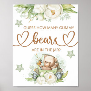 Guess how many gummy bears poster