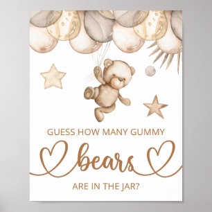 Guess how many gummy bears poster