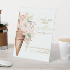 Guess How Many Ice Cream Cones Sign Bridal Shower 