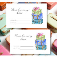 Guess how many kisses Travel bridal shower