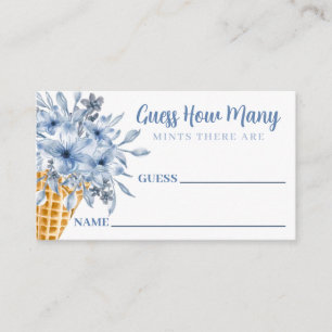 Guess How Many Mints There Are Enclosure Card