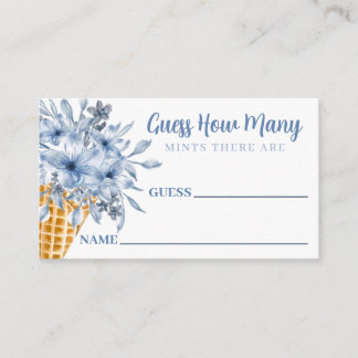 Guess How Many Mints There Are Enclosure Card