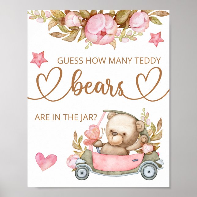 Guess how many teddy bears  poster (Front)