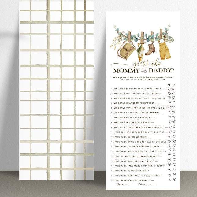Guess Mummy Or Daddy Little Fisherman Boy Shower (Creator Uploaded)