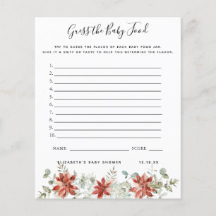 Guess the Baby Food   Baby Shower Game