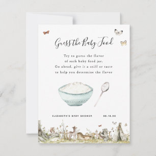Guess the Baby Food Baby Shower Game