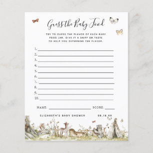 Guess the Baby Food   Baby Shower Game