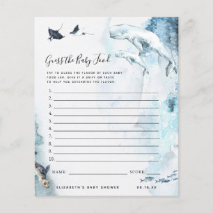 Guess the Baby Food   Baby Shower Game