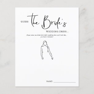 Guess The Bride's Dress   Bridal Shower Game