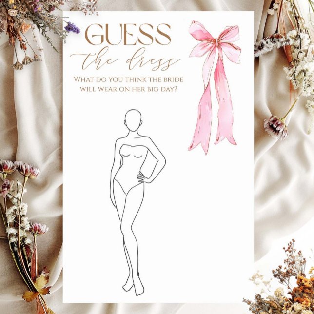 Guess The Dress She's Tying The Knot Bridal Game (Creator Uploaded)