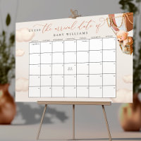 Guess The Due Date Calendar Brown Bear