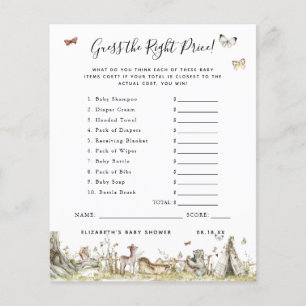 Guess The Price   Baby Shower Game