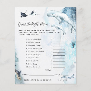 Guess The Price   Baby Shower Game