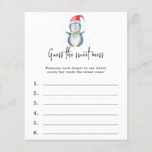 Guess the sweet mess - baby shower game