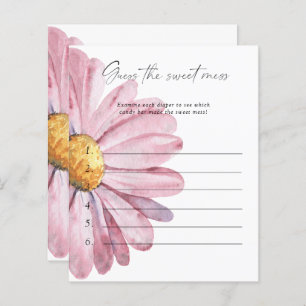 Guess the Sweet Mess Baby Shower Game - Daisy