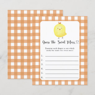 Guess the Sweet Mess game - Little chicken